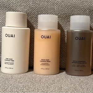 YOU PICK OUAI Thick Hair, Detox Shampoo, Fine Conditioner